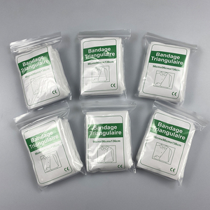 ผ้าพันแผลสามเหลี่ยมทางการแพทย์ปฐมพยาบาลผ้าพันแผลสามเหลี่ยมไม่ทอ - Product Image 2