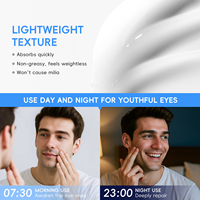 Crème pour les yeux LAIKOU pour hommes 20g Triple Roller Lift Hydratante, raffermissante, lissante, hydratante, soin de la peau des yeux
