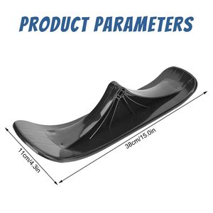 Sports d'hiver Kit de conversion de scooter à deux roues Attachement de traîneau de <span class=keywords><strong>ski</strong></span> pour enfants avec planche à roulettes Accessoires de voiture et de snowboard Style Trail - Product Image 2