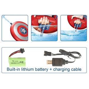 Neues Spielzeug Sommer Outdoor Schwimmen Kontinuierliches Schießen Leistungs starke Wasser pistole Schild Squirt Elektrische Wasser pistole - Product Image 4