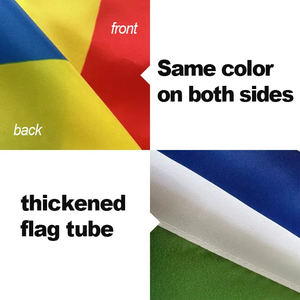 Custom Car <b>Flag</b> with Your Own Logo Text Pattern Polyester Digital Printing 30x45cm Acrylic Flagpole for Vehicle Advertising - Product Image 2