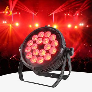 Iluminación Profesional para Escenarios, Luz Par LED RGBW 4 en 1 de 18x12w, Resistente al Agua para Exteriores - Product Image 1