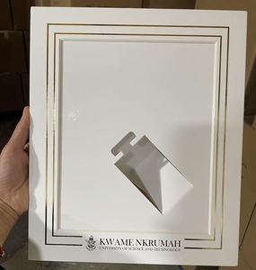 Customized Black Photo Frame With Gold Border Handmade Can Hanging Congratulations Graduate <strong>Picture</strong> Frame For 8x10 Photos