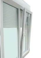 Volet roulant motorisé NFRC AS2047 CE pour fenêtre en aluminium, cadre en acier ou en bois, persienne pliable, rideau à ouverture horizontale pour extérieur