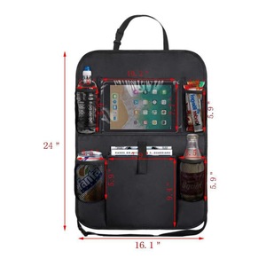 Organiseur de siège arrière de voiture, 1 paire, avec écran tactile, support de tablette, nouveauté 2022 - Product Image 6