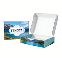 Boîtes d'expédition en carton ondulé écologiques en gros, personnalisables avec logo imprimé, pour cadeaux et emballages, boîtes mystères