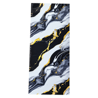 Panneau PVC Marbre Moderne Étanche Anti-UV 1220x2440mm 3mm d'épaisseur pour Revêtements Muraux Intérieurs de Villa