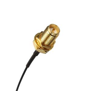 SMA hembra a RF <span class=keywords><strong>U</strong></span>.FL 1,13 Cables de extensión Antena Cable coaxial RG178 10cm Conector de cable WiFi coaxial - Product Image 5