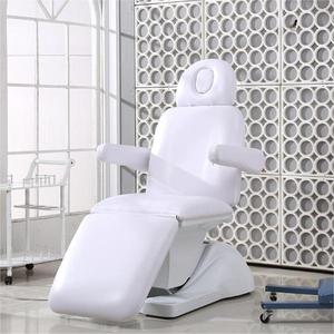 Cama de Masaje Eléctrica Moderna Kisen de 3 Motores, Blanca, para Tratamientos Faciales de Spa, de Cuero Sintético, para Exteriores, Hoteles, Gimnasios y Dormitorios - Product Image 5