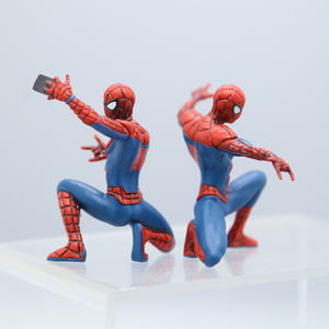 Modello di Action Figure di <span class=keywords><strong>Spiderman</strong></span>-ornamento da scrivania, decorazione con segno di porta, ciondolo con cruscotto auto, giocattolo di supereroi dei cartoni animati per regali per bambini - Product Image 4