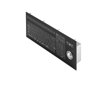 Wasserdichte membran medizinische grade flache tasten tastatur mit trackball