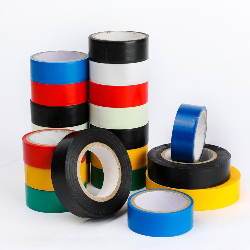 Fabriek Outlet Verkoop Elektrische Plakband Meerdere Kleuren Elektrische Tapes Hoge Kwaliteit Pvc Elektrische Tape