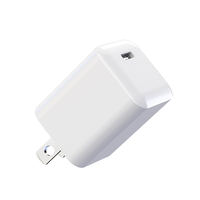 Adaptateur de chargeur mural rapide Factory Gan PD 20W QC2.0 SCP OTP EU/UK/US universel Type-C USB-C pour téléphone portable et ordinateur portable