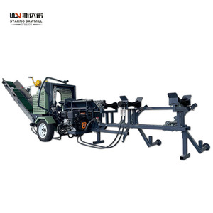 15 टन 15hp मैनुअल फायरवुड प्रोसेसर कसिंग प्रोसेसर लकड़ी कटर और स्प्लिटर प्रसंस्करण - Product Image 1