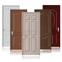 Porte d'entrée principale extérieure moderne 2026 en WPC, designs de portes d'entrée, portes de sécurité pour maison avec serrure intelligente
