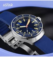1 pièces logo personnalisé haute qualité 20atm 316L en acier inoxydable caoutchouc plongée nh35 mouvement automatique montre de plongée homme pour la commande