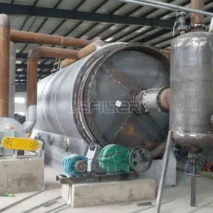 Scrap Truck Tyres Recycling Machine Tire Pyrolysis Plant To Fuel Oil