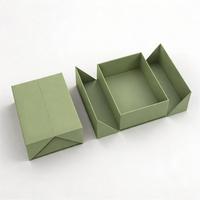Boîte cadeau pliable magnétique multi-couleurs avec logo personnalisé, boîte en papier rigide pliable à plat pour l'emballage de cadeaux