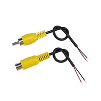 Câble audio RCA mono 15 cm mâle et femelle, rallonge audio vidéo, connecteur stéréo, câble audio pour caméra vidéo, haut-parleur