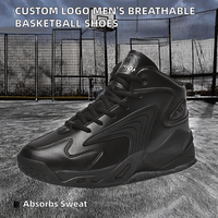 Chaussures de basketball personnalisées grande taille pour hommes, avec logo de marque, en cuir respirant, rehaussantes, légères, anti-dérapantes et offrant un soutien de la voûte plantaire