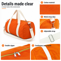 Sac de sport en toile personnalisé avec logo, léger, durable, avec bandoulière, pour la salle de sport, le yoga, les week-ends, les voyages en plein air