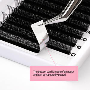 ขนตา<span class=keywords><strong>ปลอม</strong></span>แบบพัด 4D รุ่น Clover Fan YY/VW ขนาด 0.07 มม. ยอดนิยม ให้ความหนาแบบวอลลุ่ม สีดำด้าน  แบบถาด - Product Image 3