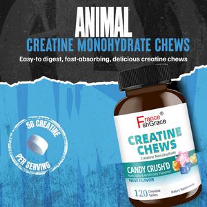 Creatina Masticable de Alta Calidad, 120 Tabletas, Apoya la Función Saludable para Hombres y Mujeres, Suplemento Dietético de Creatina Masticable - Product Image 6