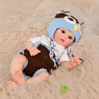 Poupée Bébé Reborn en Silicone Yeezwood de 40 cm, Jouet Réaliste et Tendance pour Enfants, Poupée Bébé en Silicone Véritable pour Fille