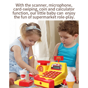 FiveStar Juego de Juguetes de Plástico para Niños con <span class=keywords><strong>Caja</strong></span> <span class=keywords><strong>Registradora</strong></span> de Supermercado de Simulación a Pilas con Sonido - Product Image 6