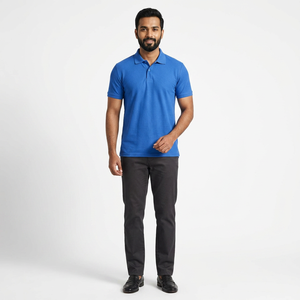 Camiseta polo de manga corta personalizada OEM con logotipo personalizado, ropa de trabajo corporativa con camisetas estampadas personalizadas, camisetas de algodón - Product Image 1