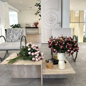 Ramo de Rosas Artificiales de 30cm-100cm de Altura, Flores de Seda de Alta Simulación, Estilo Moderno para Decoración del Hogar y Bodas - Product Image 1
