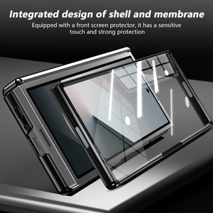 Funda trasera de aleación de aluminio VIETAO para Samsung para <span class=keywords><strong>Galaxy</strong></span> Z Fold 7/6 <span class=keywords><strong>360</strong></span> ° anillo giratorio Kickstand con anillo funda para teléfono móvil - Product Image 3