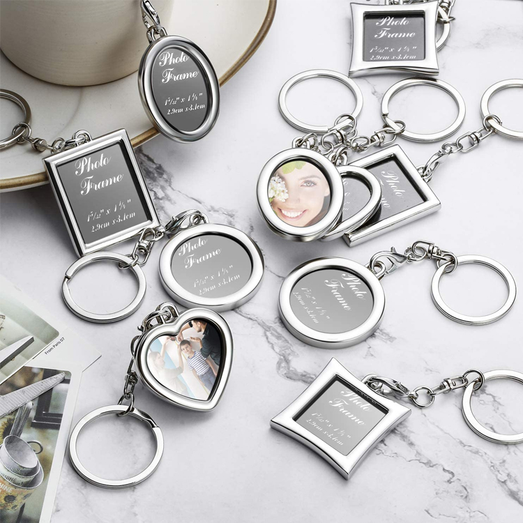 Cornice Portafoto Personalizzata In Metallo Con Base In Bambù - Stampa Fotografica Su Alluminio - Regalo Unico Per Famiglia E Amici - 2