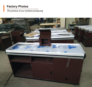 بسيطة ومريحة سوبر ماركت الخروج عداد النقدية مع الحزام الناقل للبيع - Product Image 5