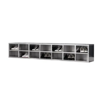 Meubles de laboratoire en acier inoxydable propre atelier 201/304 banc à chaussures en acier inoxydable armoire 20 banc à chaussures