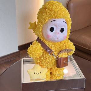 Ornements en acrylique de fleurs éternelles transfrontalières, <span class=keywords><strong>rose</strong></span> étoile de jardin, fleurs séchées, cadeaux de mariage, d'anniversaire, de pleine lune, de remise de diplôme - Product Image 1