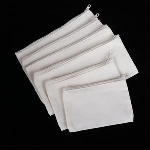 נסיעות מוצרי טואלטיקה תיק Zip איפור Canvass קוסמטי שקיות או שקיות זול מלא כותנה בד ידידותי לסביבה בד משקפי שמש פאוץ - Product Image 3