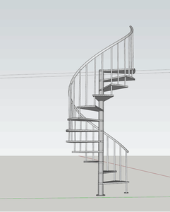 Escaliers en colimaçon en bois modernes Échelle <span class=keywords><strong>d</strong></span>'<span class=keywords><strong>escalier</strong></span> en colimaçon en métal personnalisée pour <span class=keywords><strong>escalier</strong></span> utilisé intérieur <span class=keywords><strong>extérieur</strong></span> - Product Image 5