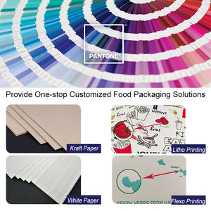 RTS 7日間配達工場カスタム使い捨てファーストフード包装紙箱フライドチキンバーガーフライドポテトは紙箱を取り出します - Product Image 4