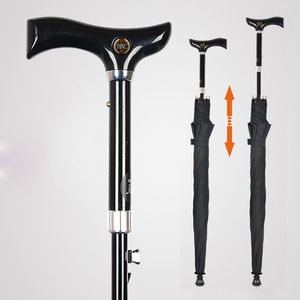 Ombrello Bastone da Passeggio Grande e Robusto con Funzione di Supporto per Escursionismo e Camminata - Product Image 2