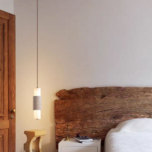 Lámpara Colgante de Lujo de Acrílico con Piedra Española y LED, Lámpara de Suspensión para Dormitorio, Vestíbulo y Villa - Product Image 4