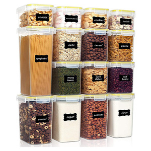 Hot Selling Plastic Kitchen Airtight Eco-Friendly Light <b>Weight</b> Waterproof Food <b>Storage</b> Set Containers - Product Image 1