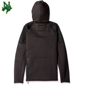 Chaqueta Typhoon Personalizada para Hombre, Sudadera con Capucha de Neopreno, Interior Forrado de Felpa, Cortavientos, Impermeable, Sudadera Técnica sin Estampado - Product Image 2