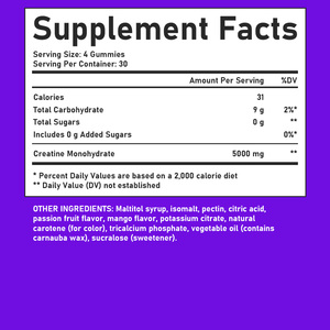 Hot Selling <b>Creatine</b> Monohydrate Gummies Enhanced Focus Concentration Improves Sprint Performance and Boost Strength Gains - Product Image 3