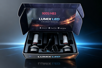 Faro LED H4 de 160W y 50000LM, Súper Brillante, Kit Canbus, Impermeable IP68, 6000K Blanco Natural, Plug and Play para el Mercado de México y Brasil