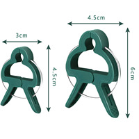 Pack personnalisé vert PP matériel horticole mur fixe Clips pour tomate fleur pot de jardin jardinière Clips pour la plantation