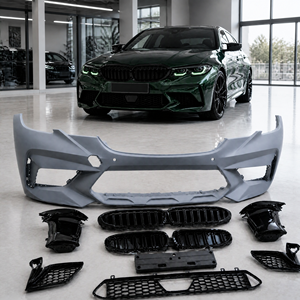 Accessoires de modification automobile pour <span class=keywords><strong>BMW</strong></span> Série 3 G20 M2 M2C Style Upgrade M3C Kits carrosserie Pare-chocs avant avec calandre Lame avant ABS - Product Image 2