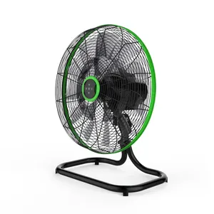 18 pollici ad alta velocità dc velocità metallo 18 lama moderna elettrica industriale ventilatore da pavimento portatile