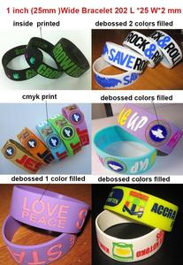 Thương mại giveaway Silicone Vòng đeo tay dập nổi Kinh doanh Quà tặng cao su vòng đeo tay màu đen xanh đỏ tùy chỉnh màu cao su dây đeo cổ tay - Product Image 4