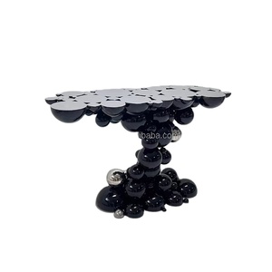 Moderna sala d'ingresso in acciaio inox bubble lobby view table soggiorno contro il <span class=keywords><strong>tavolo</strong></span> d'ingresso decorato a parete - Product Image 1